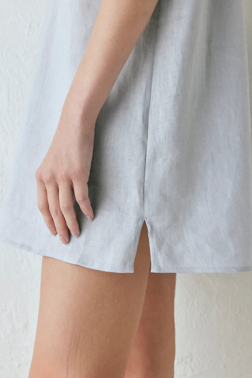Sleeveless Hollow - out Short Dress