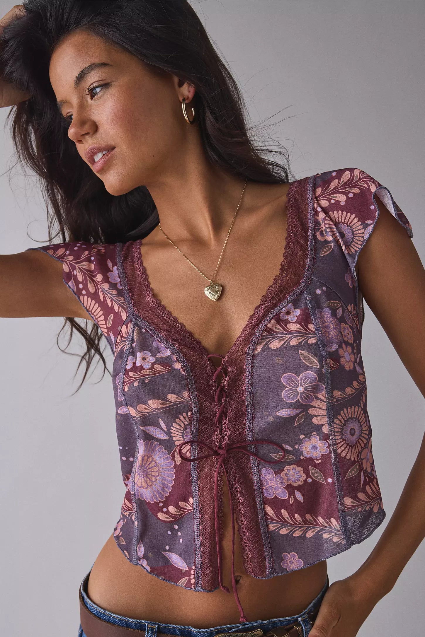 Front Short - Sleeve Top