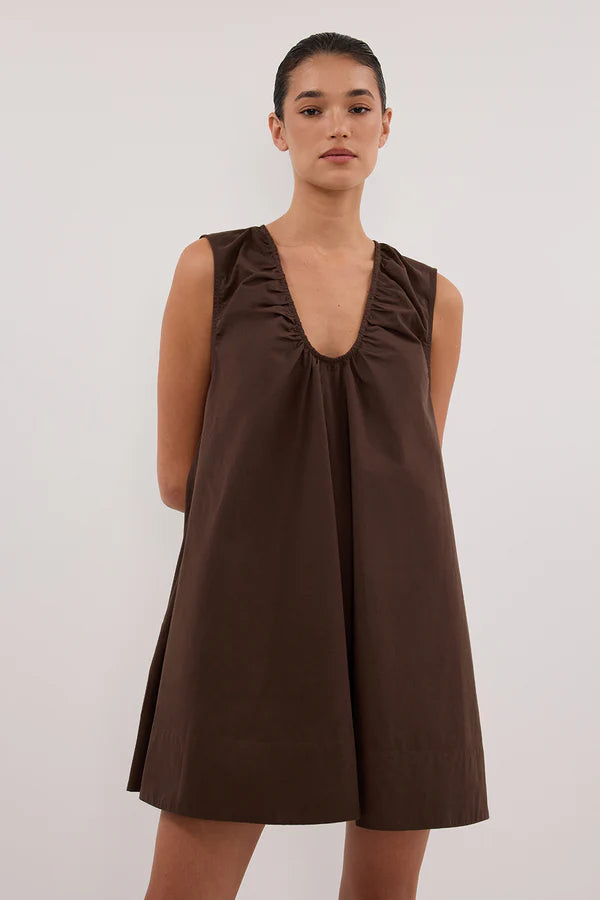 COTTON MINI DRESS