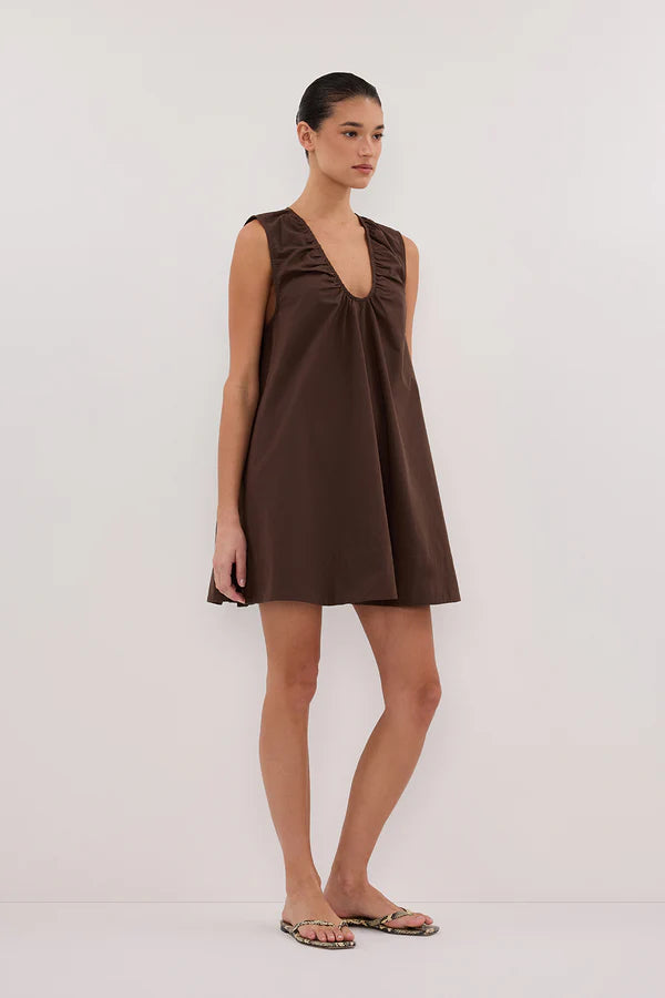 COTTON MINI DRESS