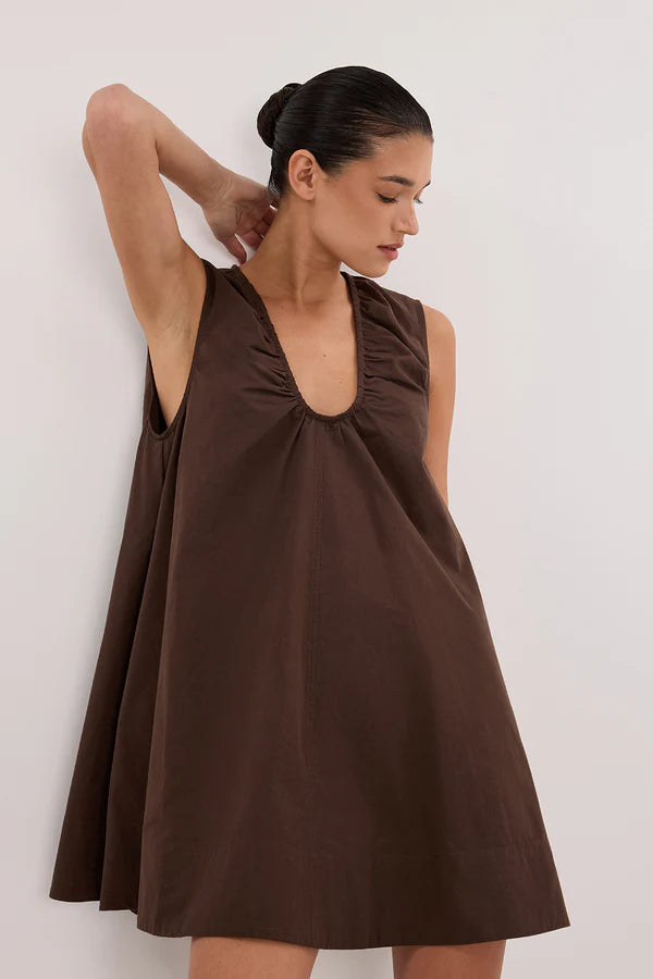 COTTON MINI DRESS