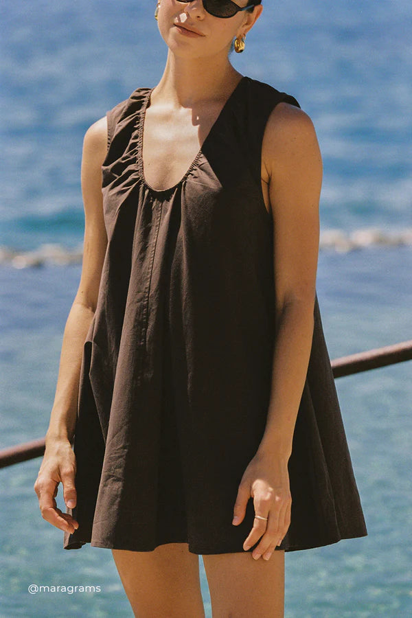 COTTON MINI DRESS