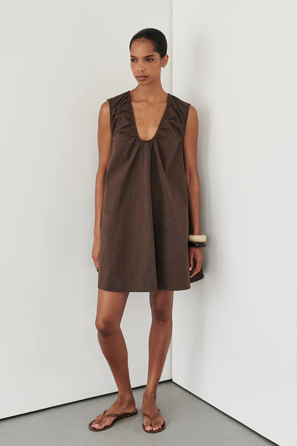 COTTON MINI DRESS