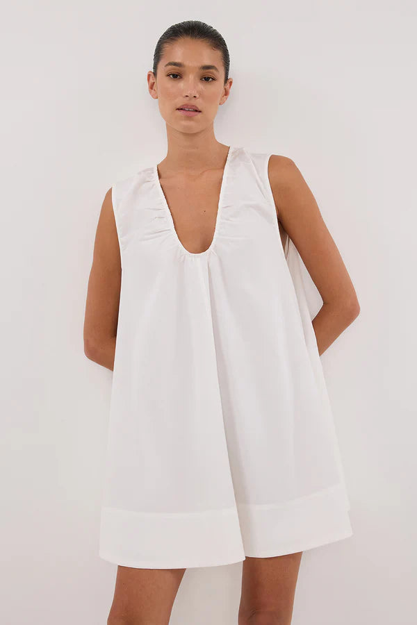 COTTON MINI DRESS