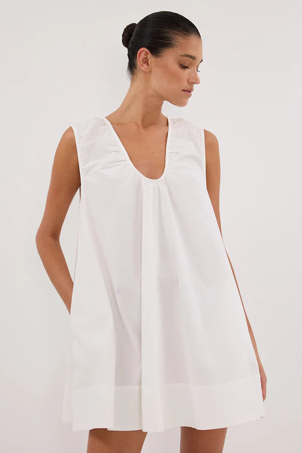 COTTON MINI DRESS