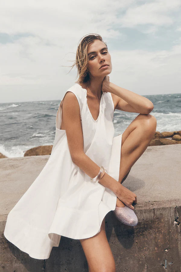 COTTON MINI DRESS