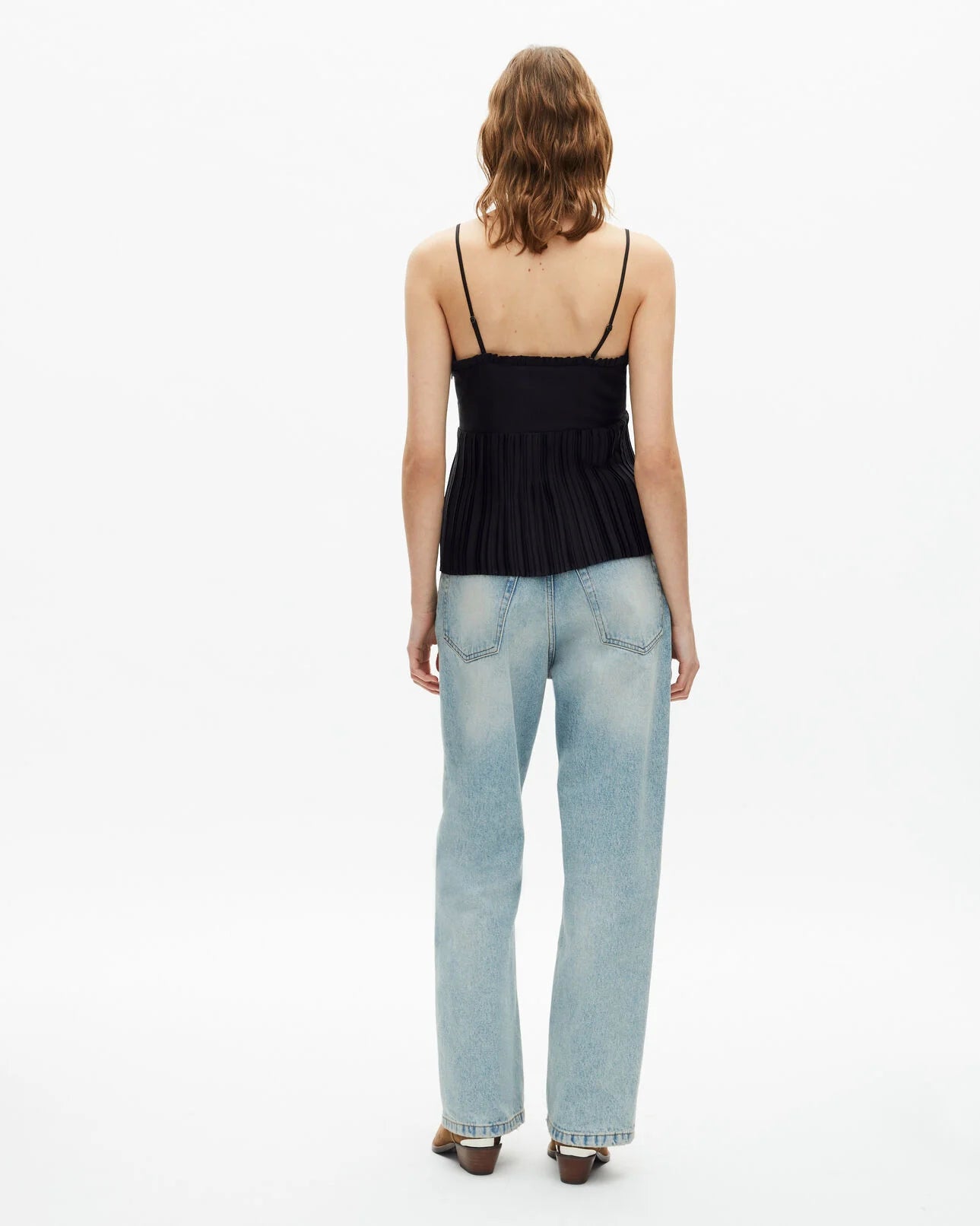 Pleated camisole