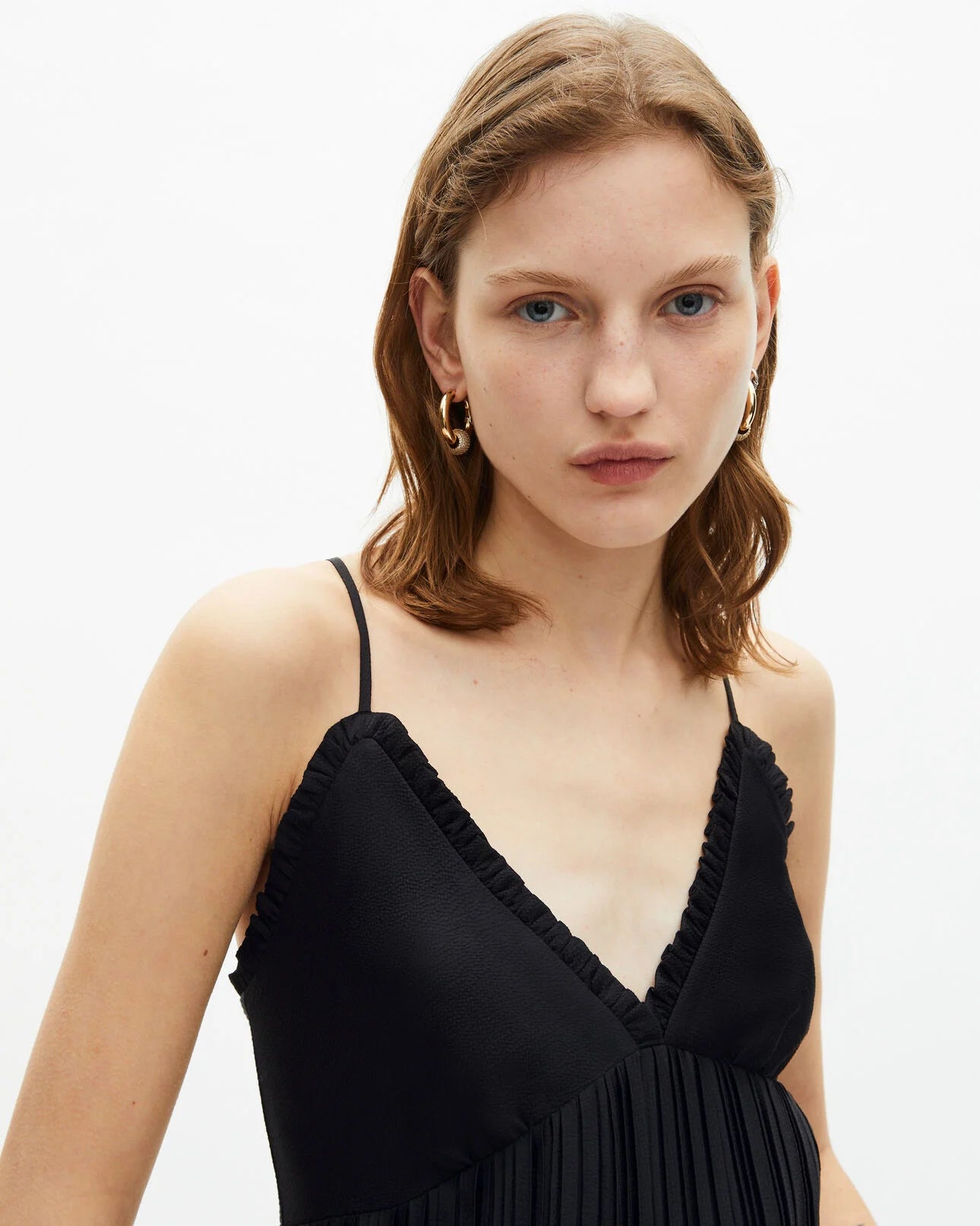Pleated camisole