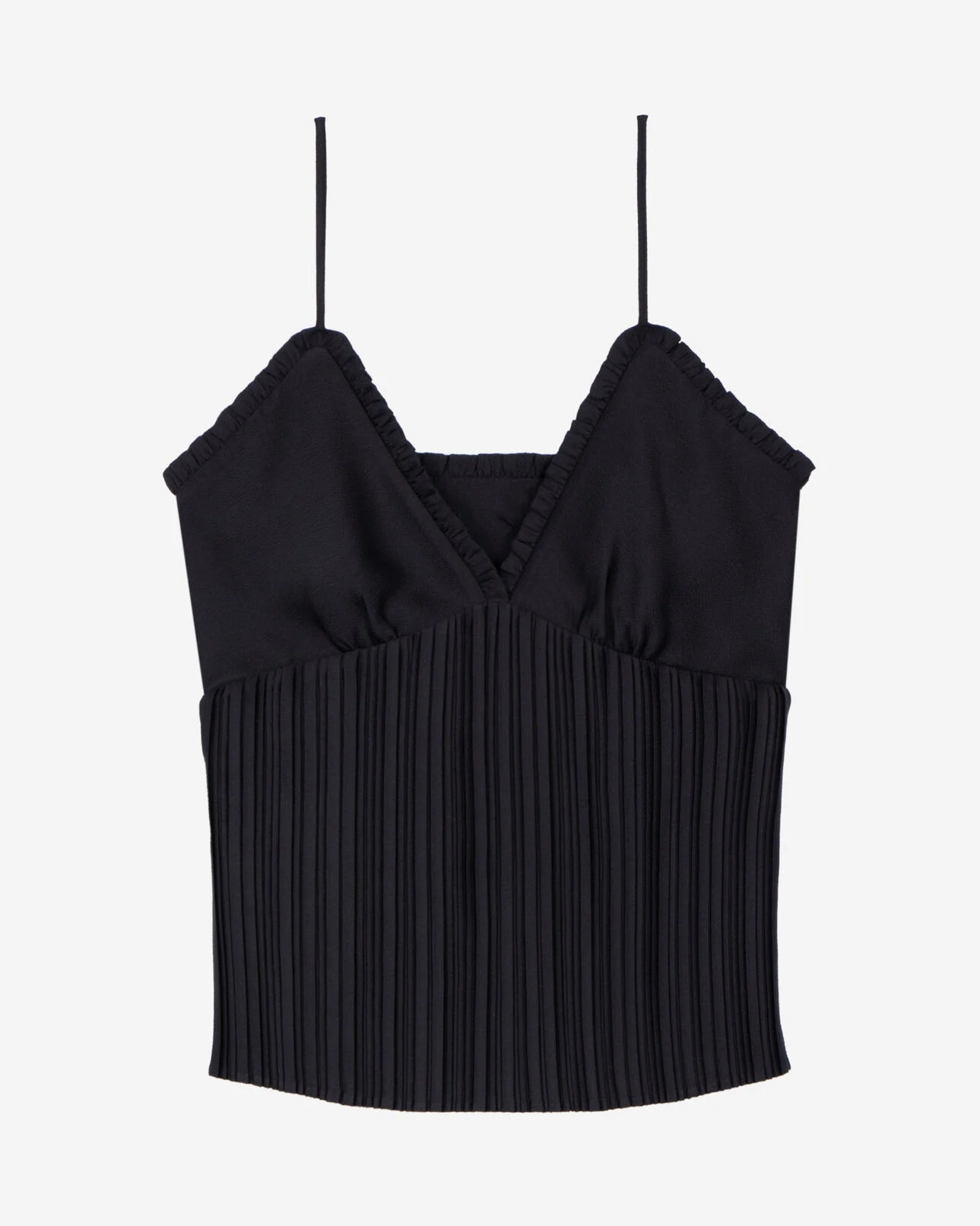 Pleated camisole