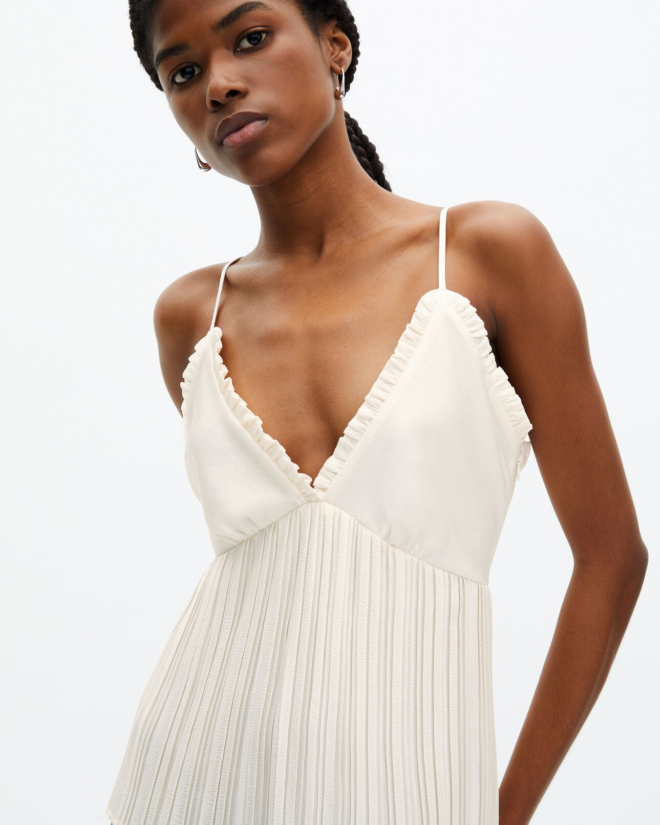 Pleated camisole