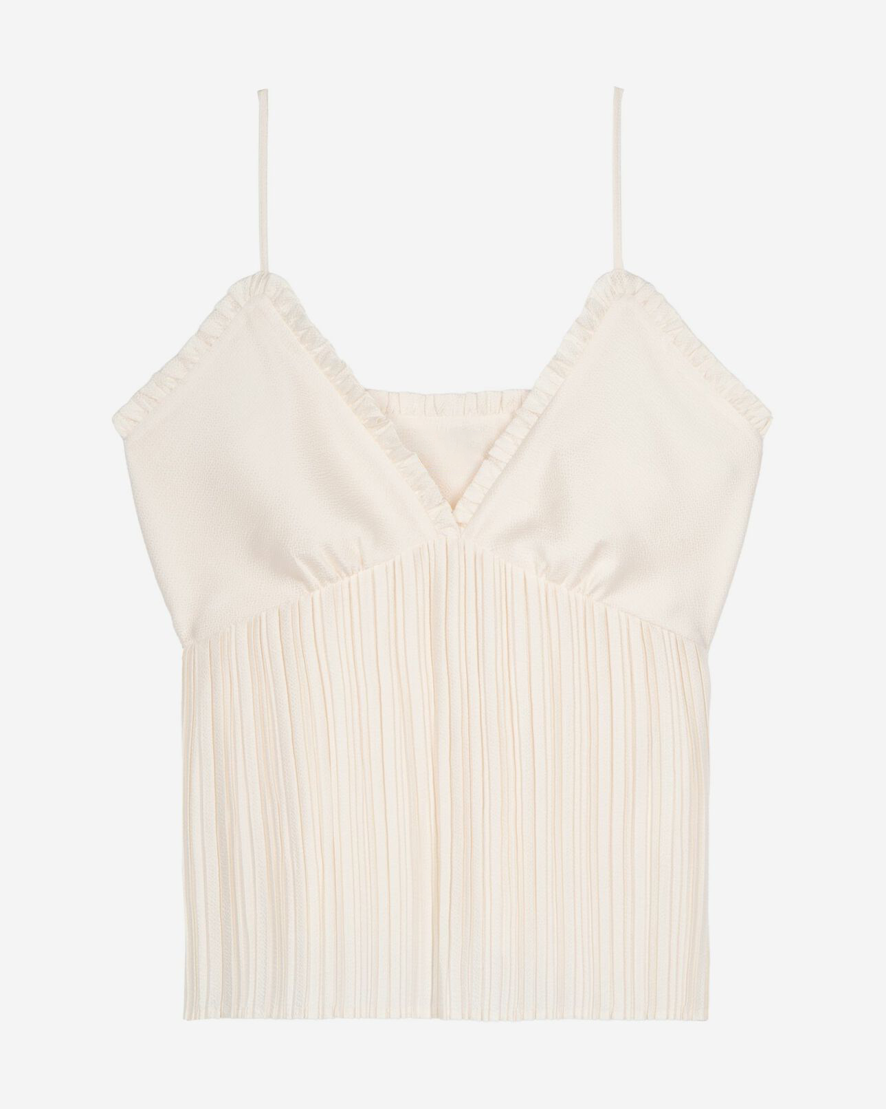 Pleated camisole
