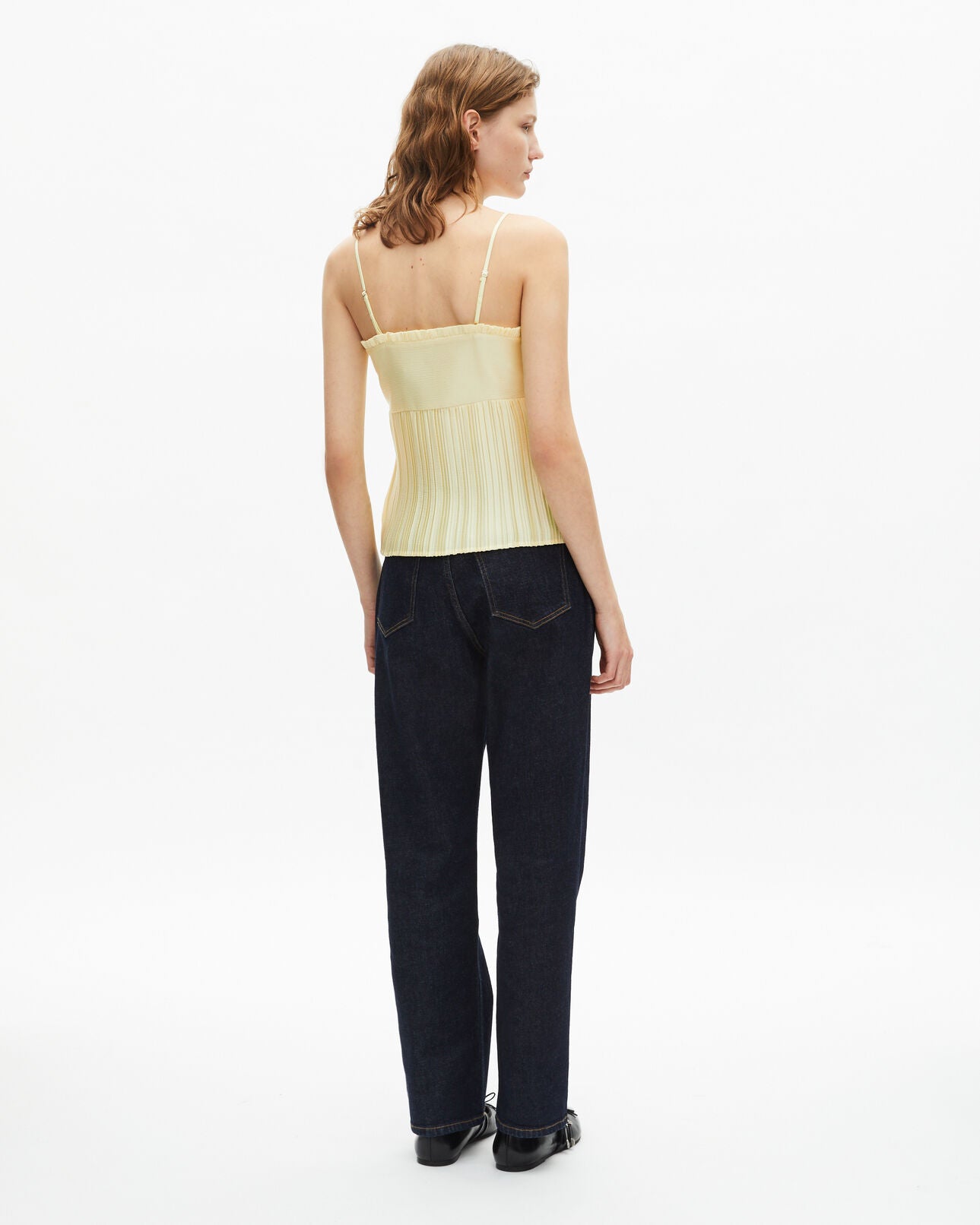 Pleated camisole