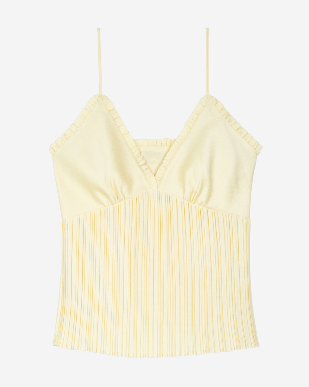 Pleated camisole