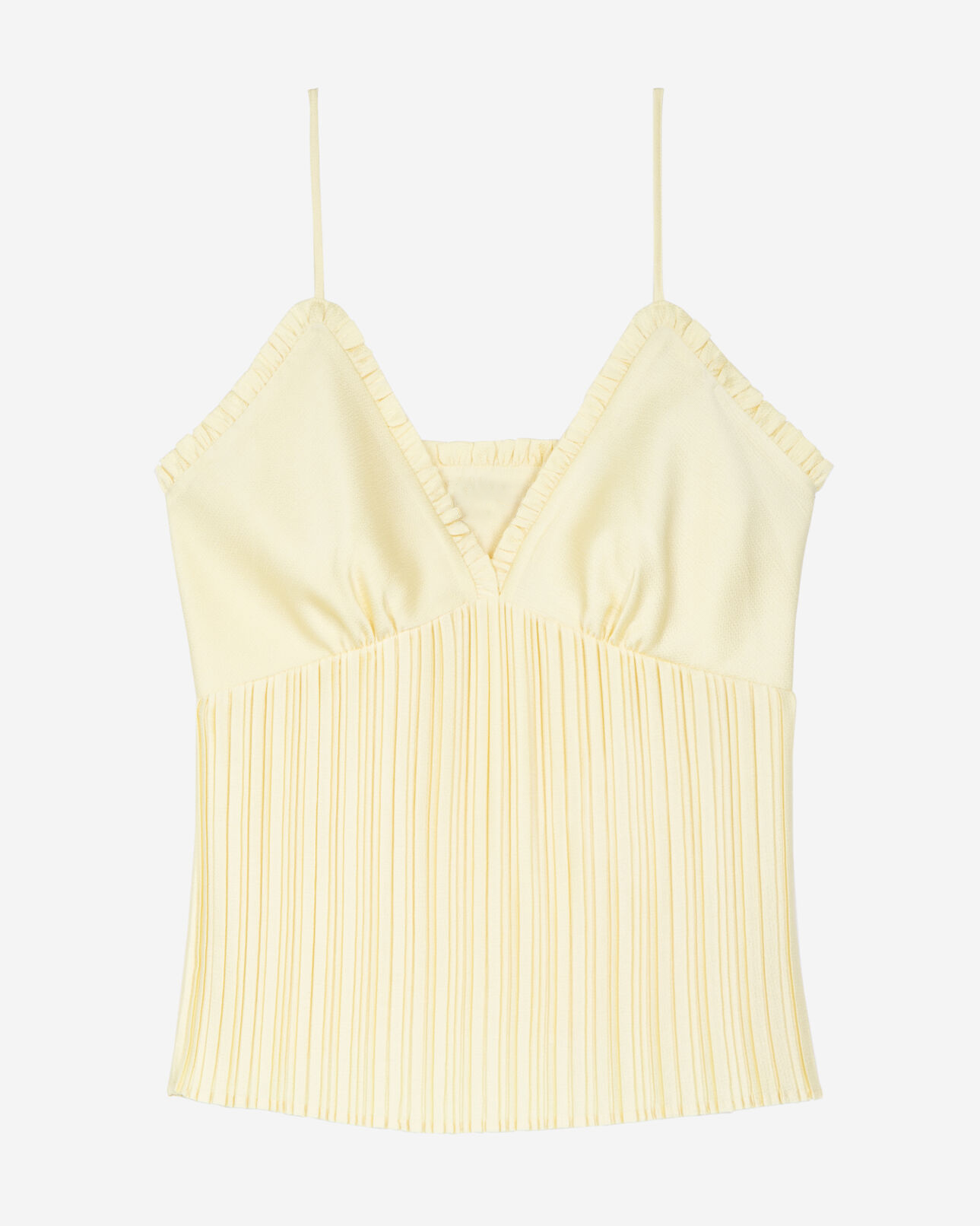 Pleated camisole