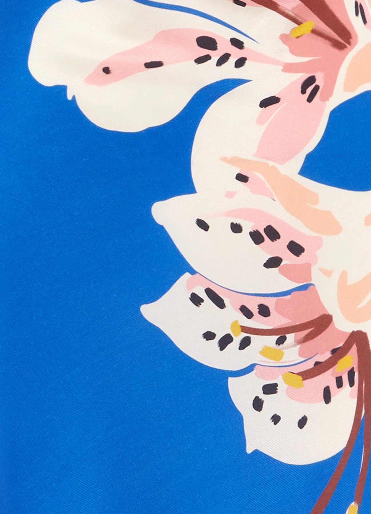 Imogen Gown – Lily Print in Cobalt