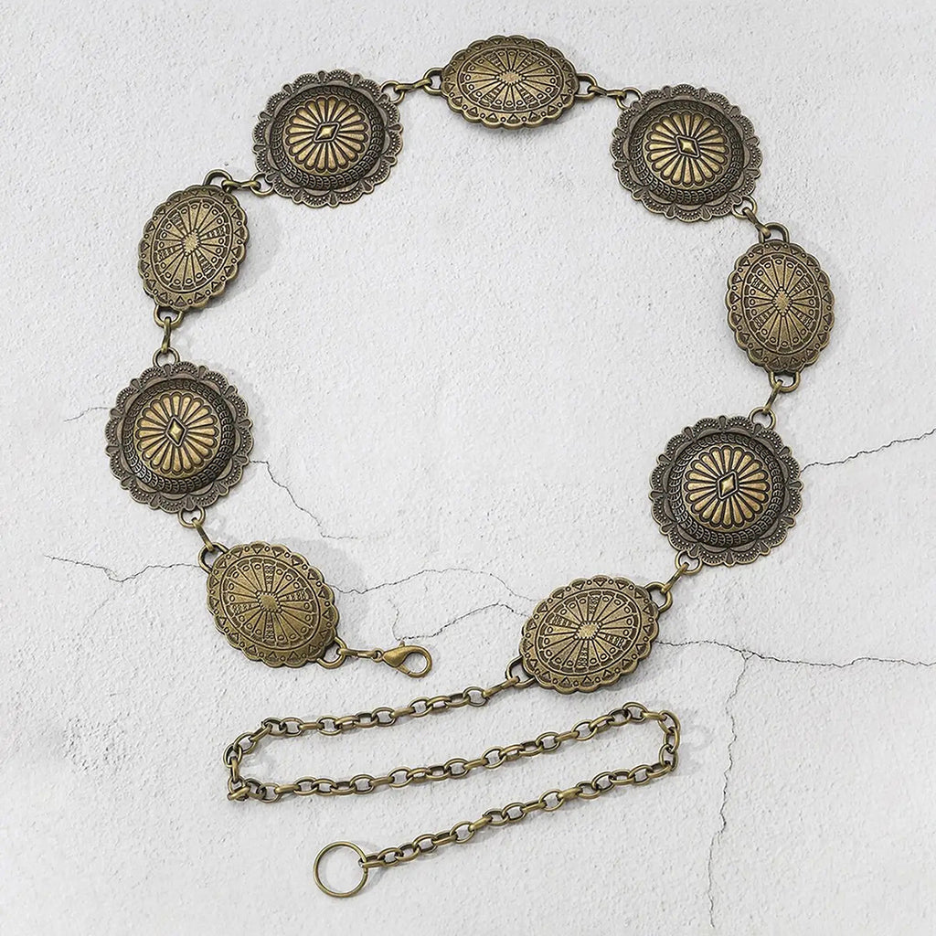 Fashion Metal Waist Chain Retro Bohemian Style All-match Waist Chain