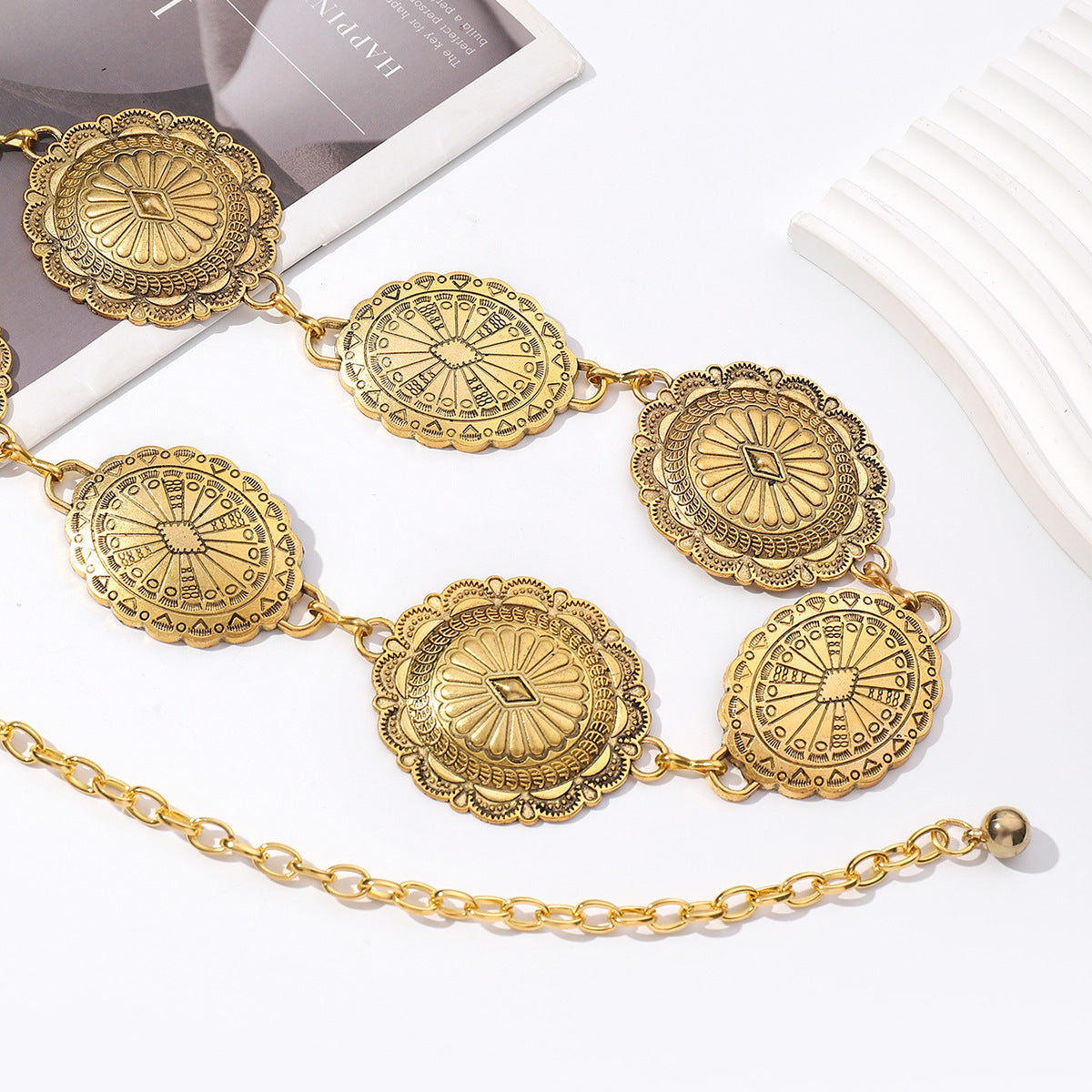Fashion Metal Waist Chain Retro Bohemian Style All-match Waist Chain