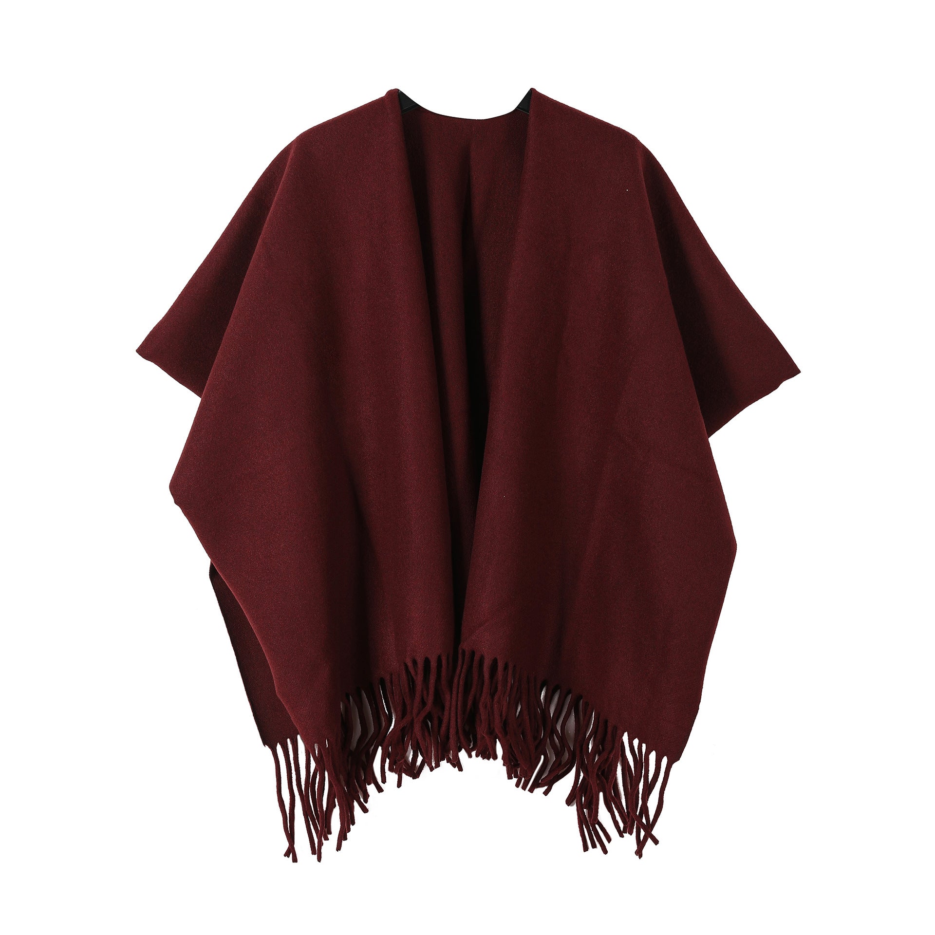New Ink Painting Shawl High-End Travel Decoration Exterior Shawl Long Retro Cloak Tassel Cloak