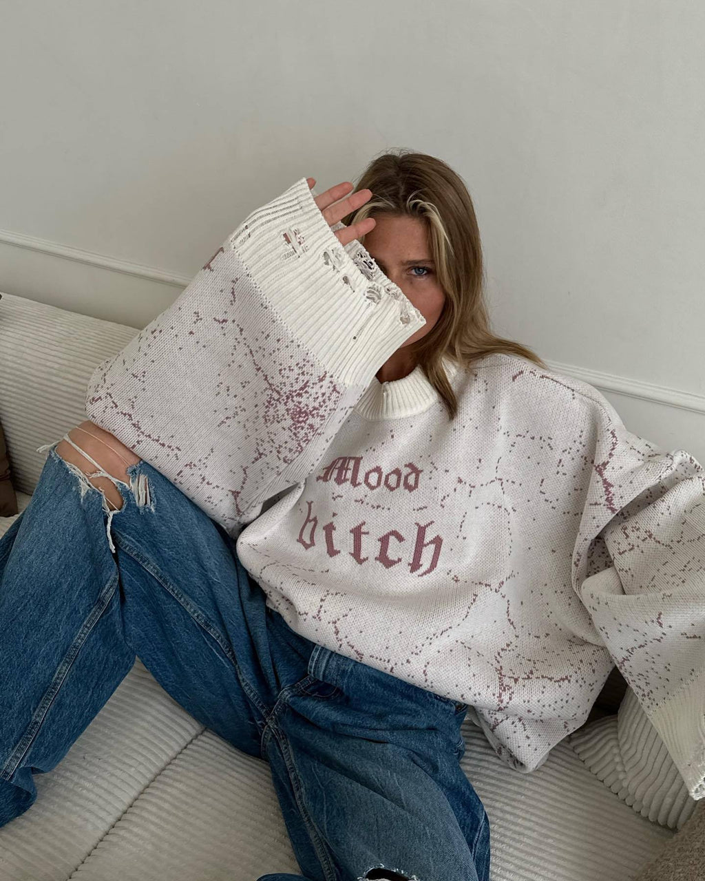 Letter - Printed Fleece Pullover Set
