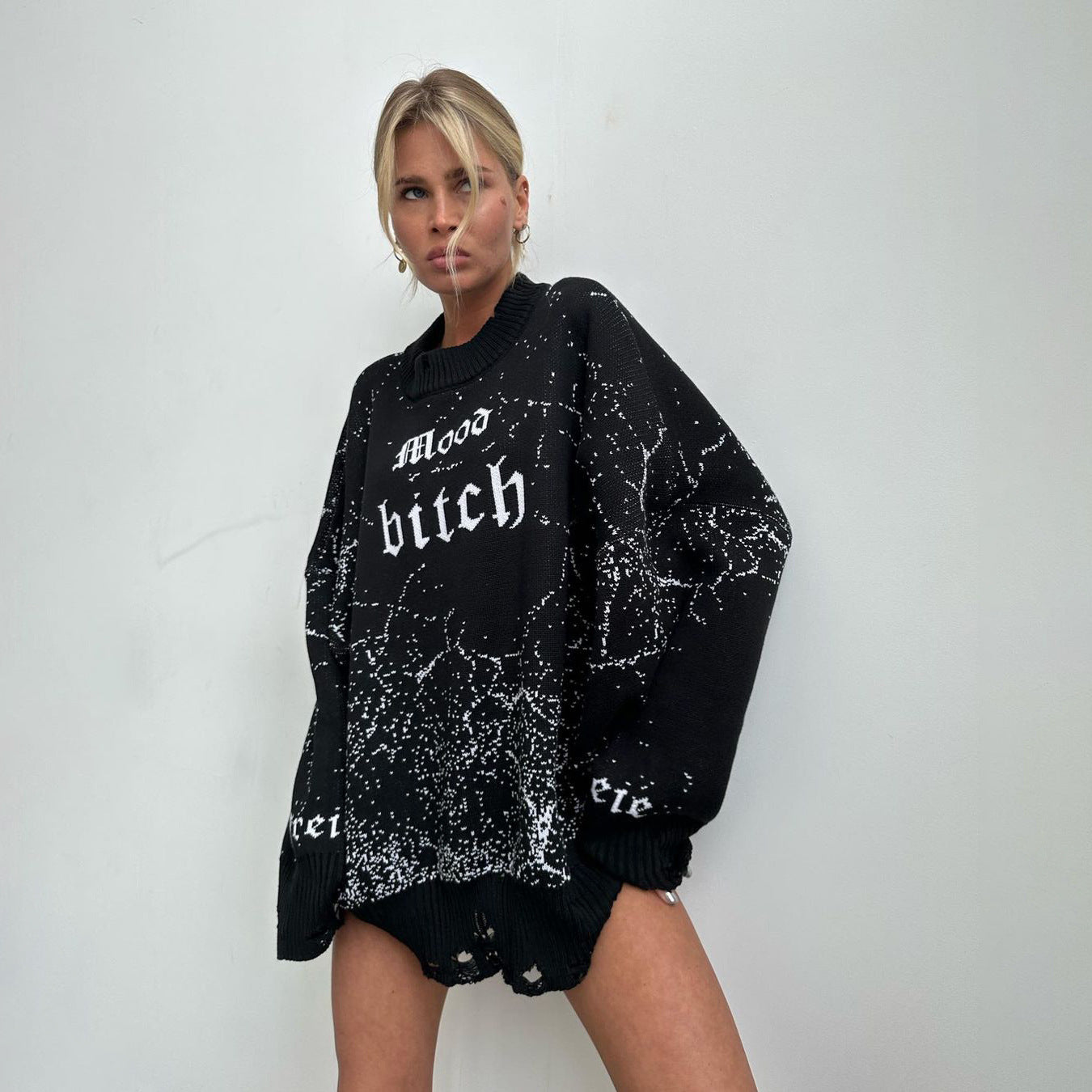 Letter - Printed Fleece Pullover Set