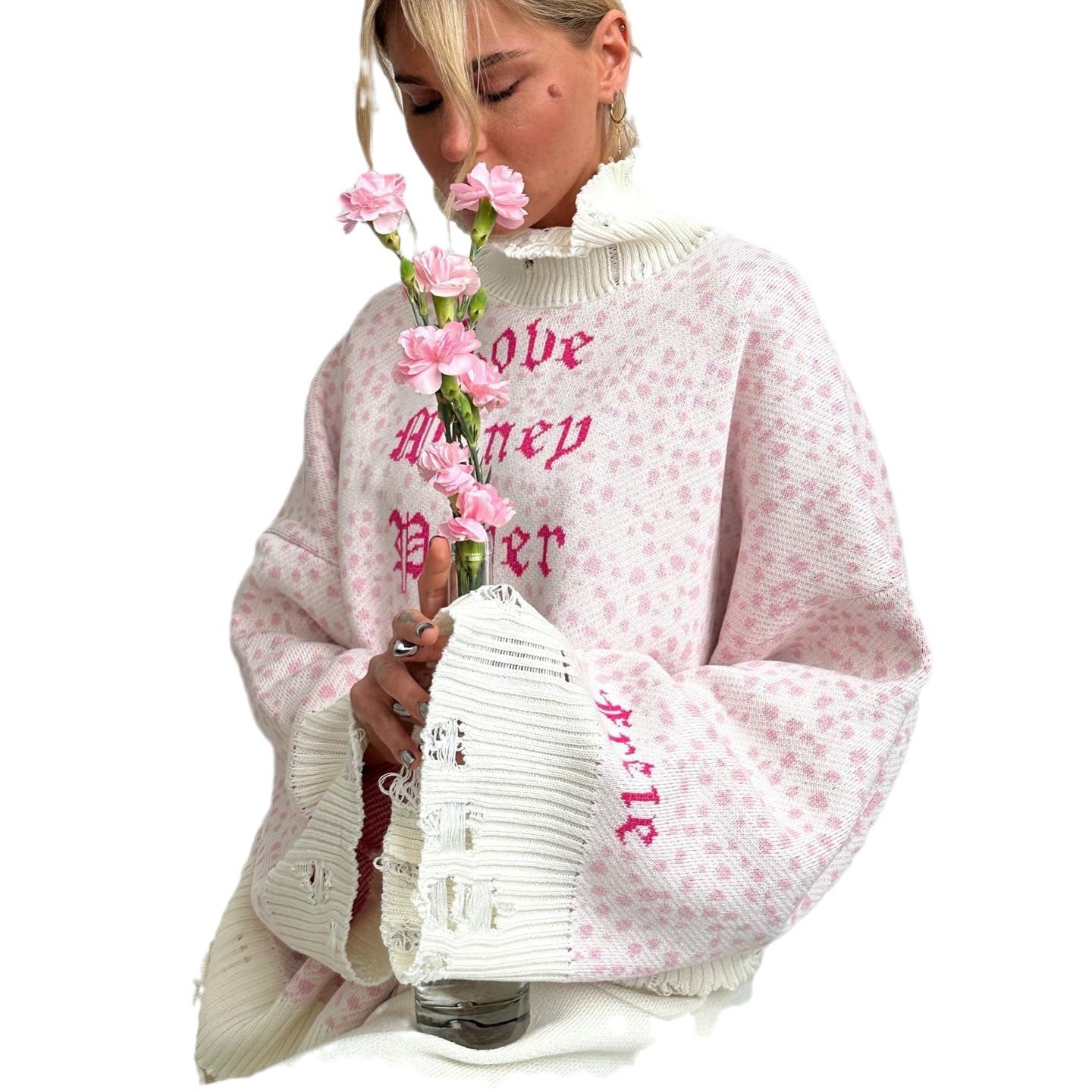 Letter - Printed Fleece Pullover Set