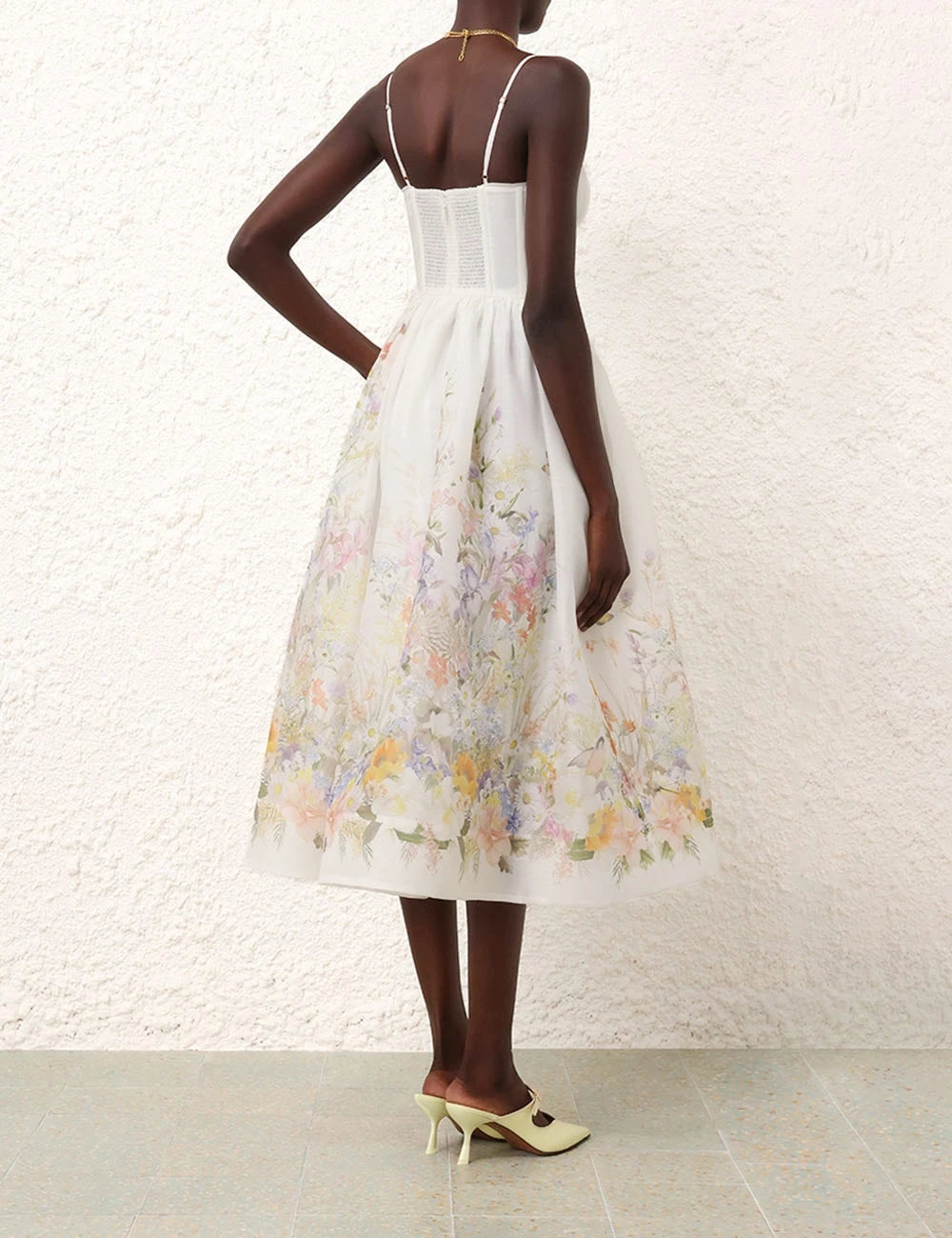 Natura Ruched Midi Dress