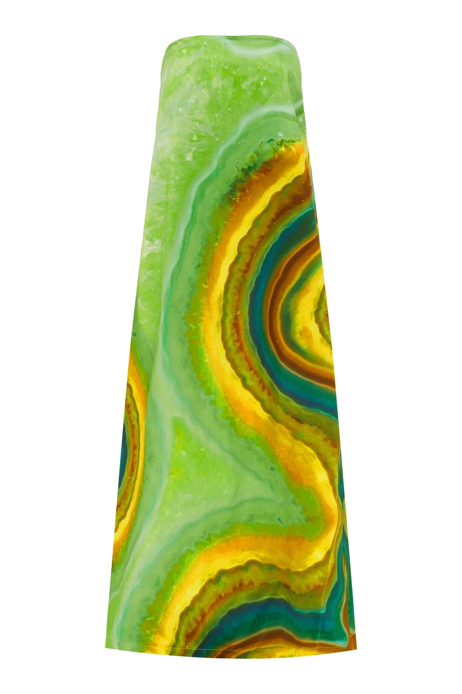 Gradient - Dyed Strapless Maxi Dress