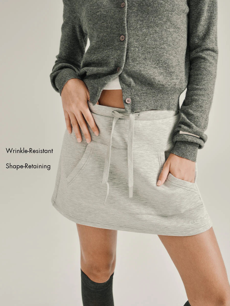 Airy Mini Skirt with Built-In Short