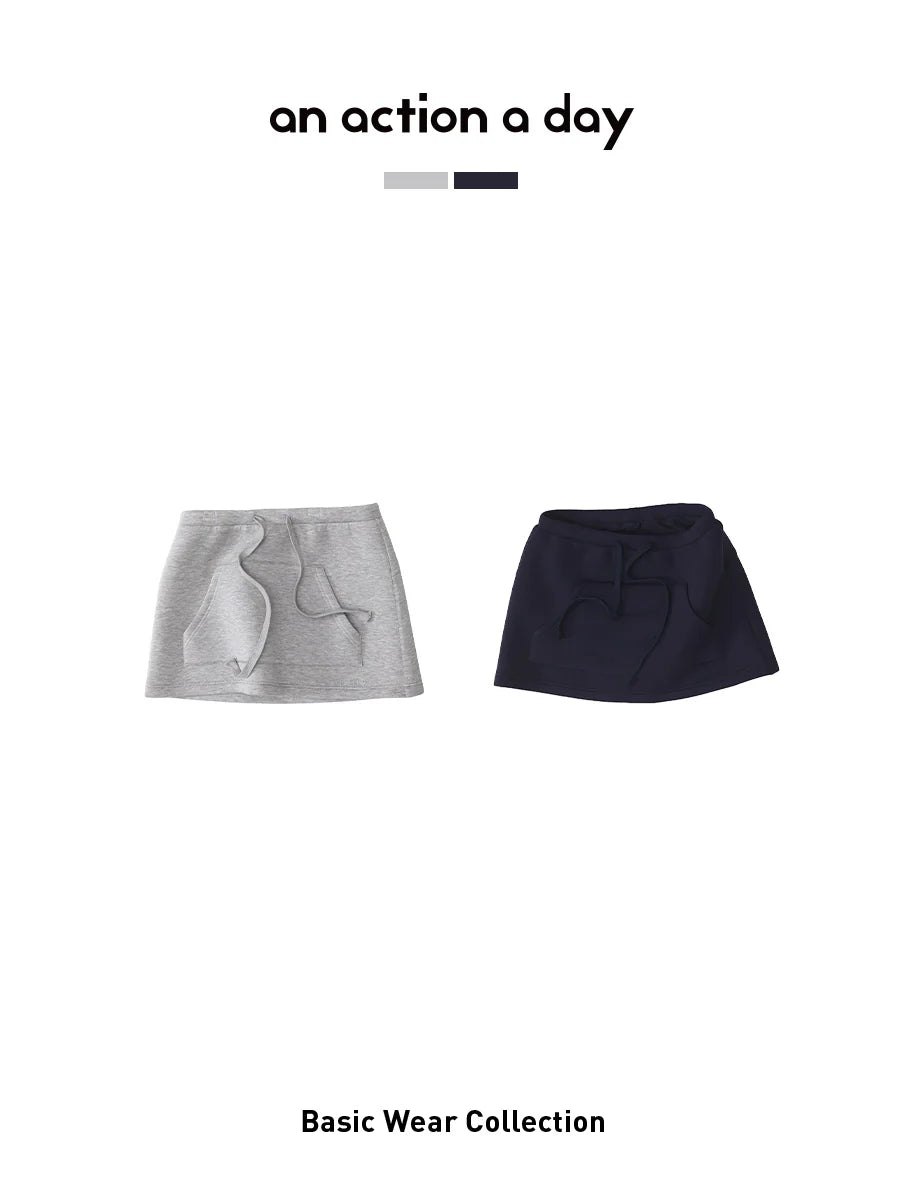 Airy Mini Skirt with Built-In Short