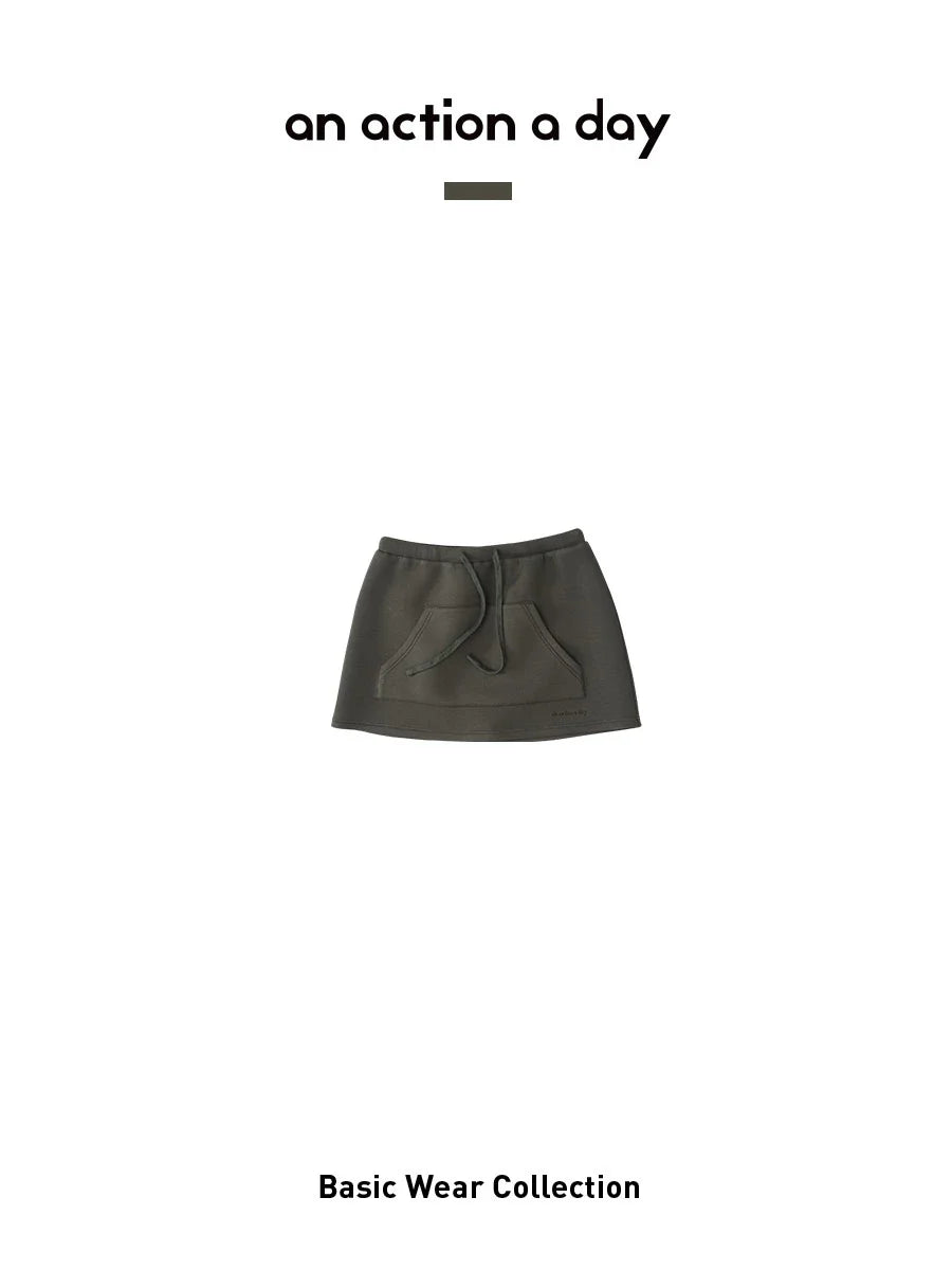 Airy Mini Skirt with Built-In Short