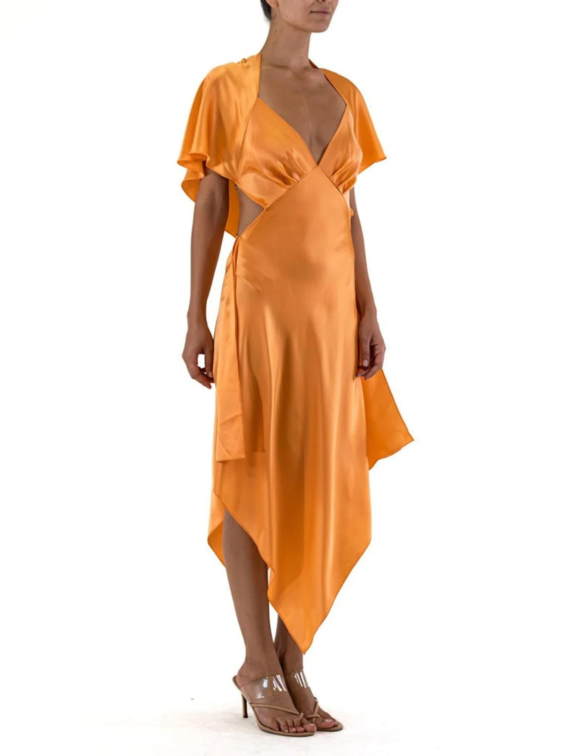 Charmeuse  Scarf  Dress