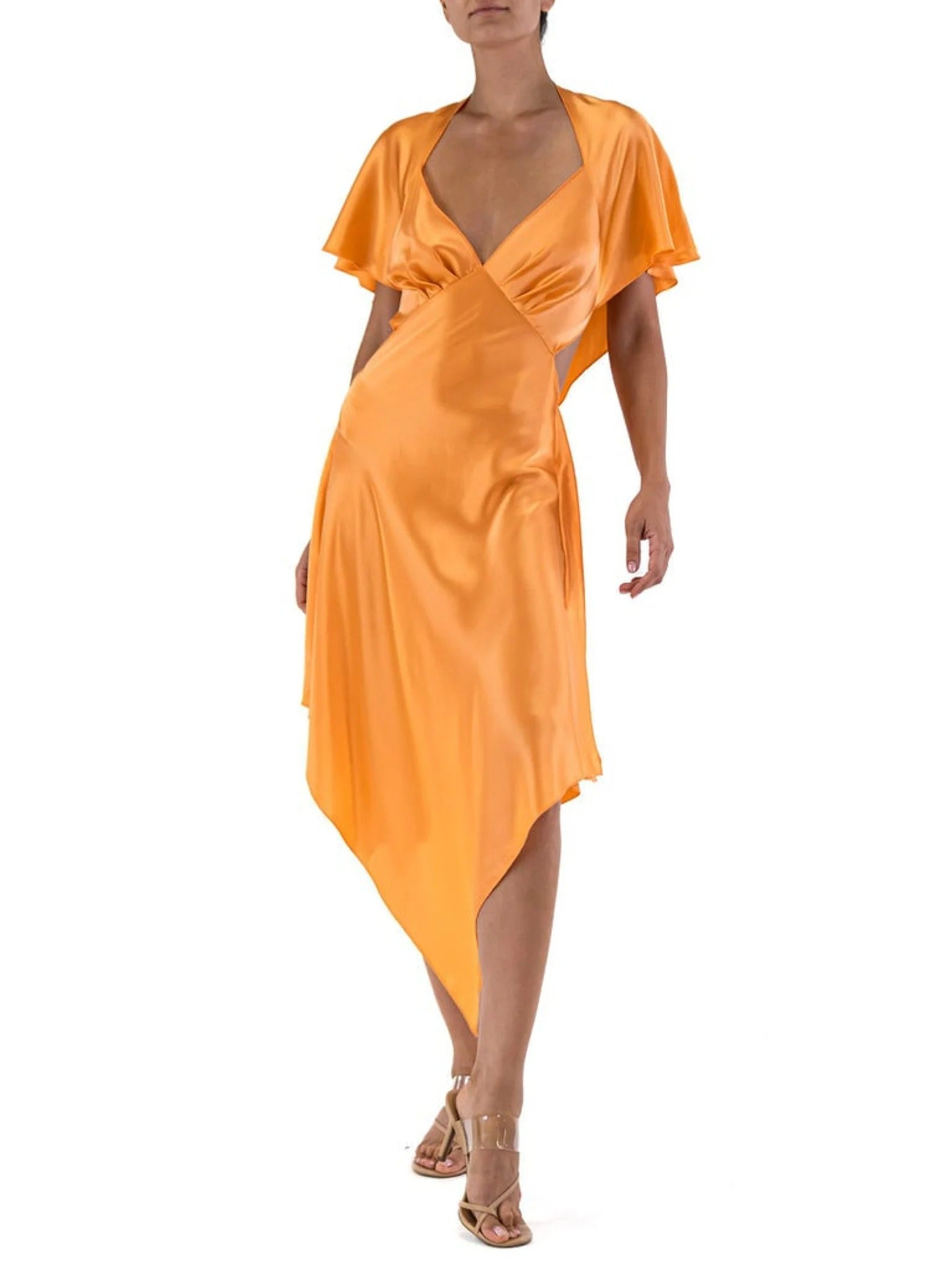 Charmeuse  Scarf  Dress
