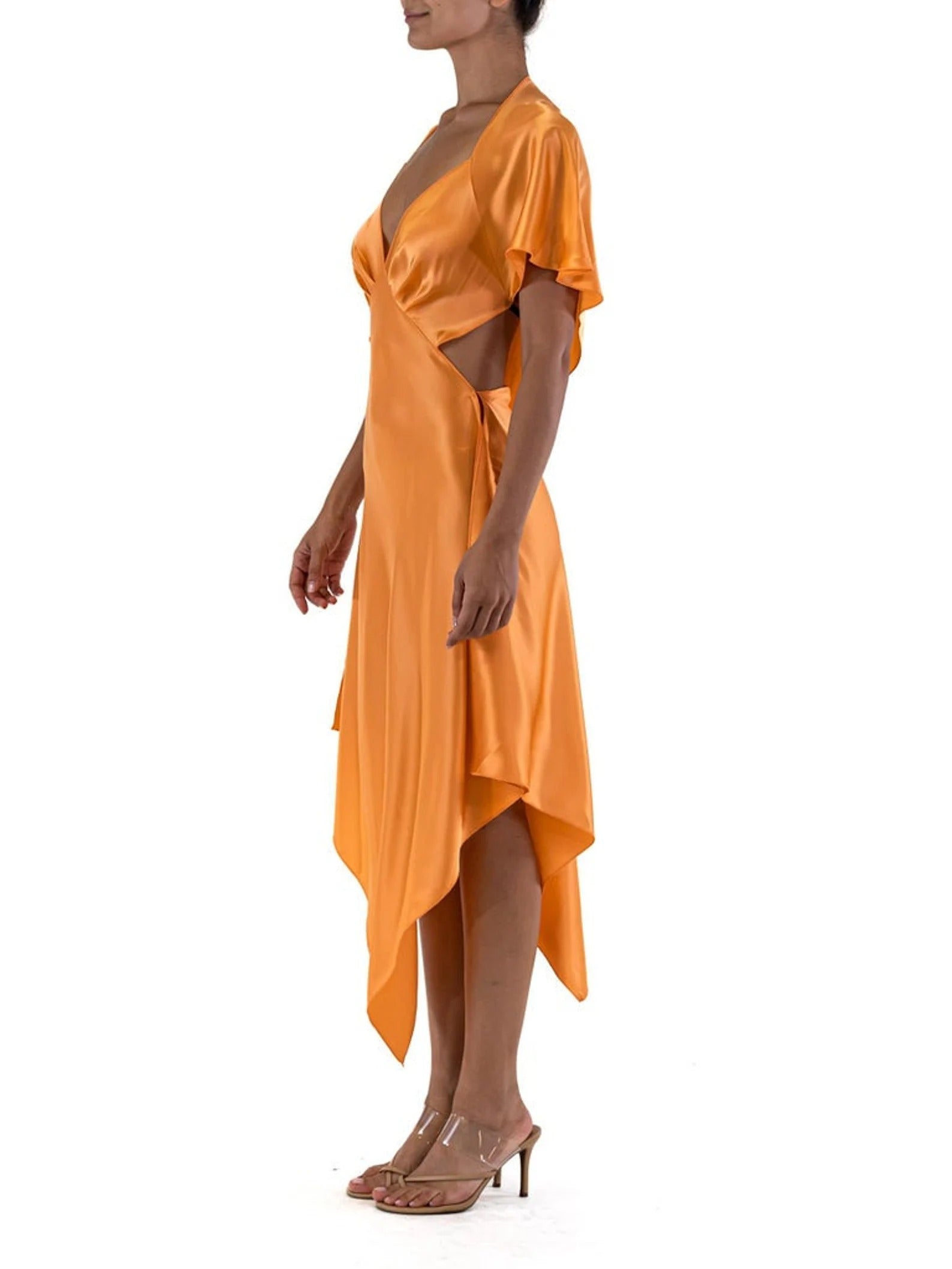 Charmeuse  Scarf  Dress