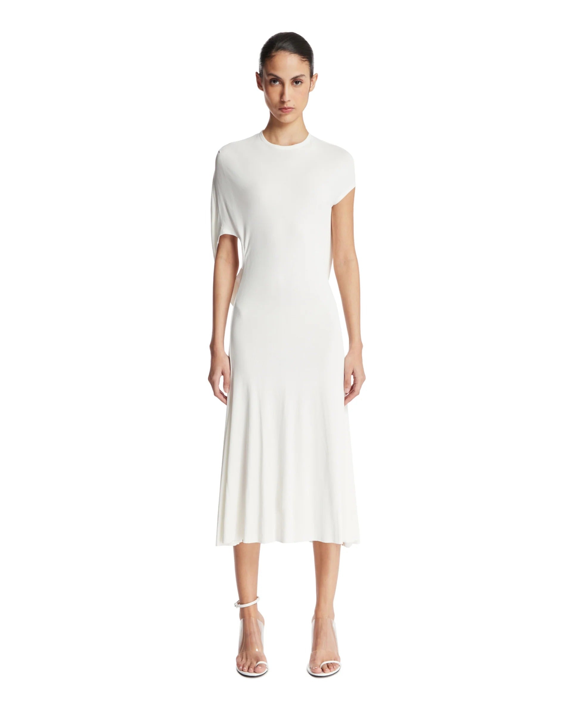 White Salerno Viscose Dress