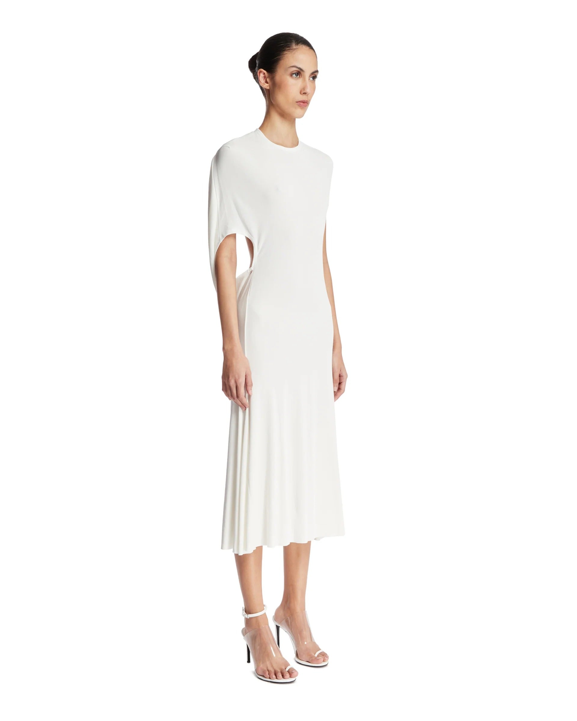White Salerno Viscose Dress