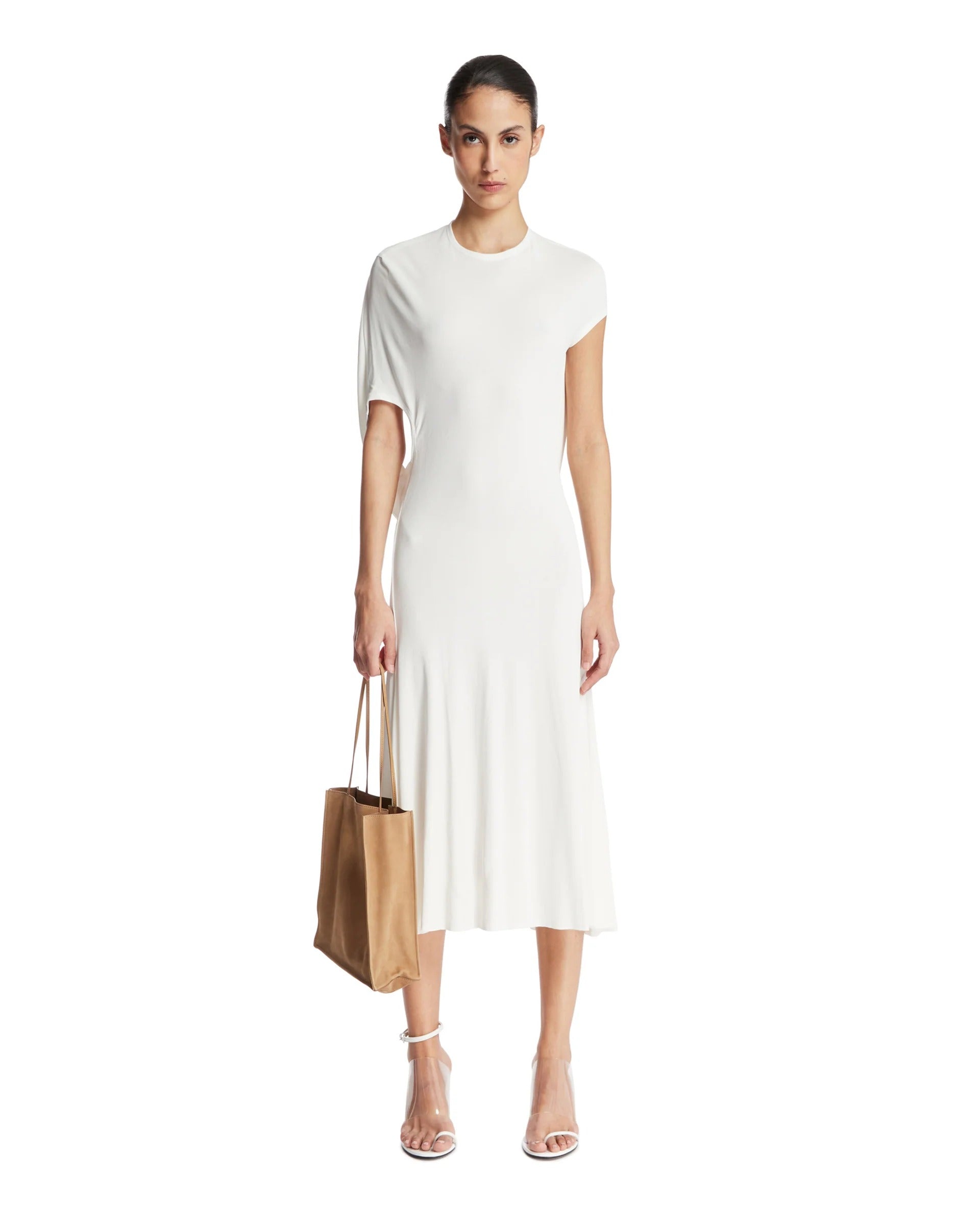 White Salerno Viscose Dress
