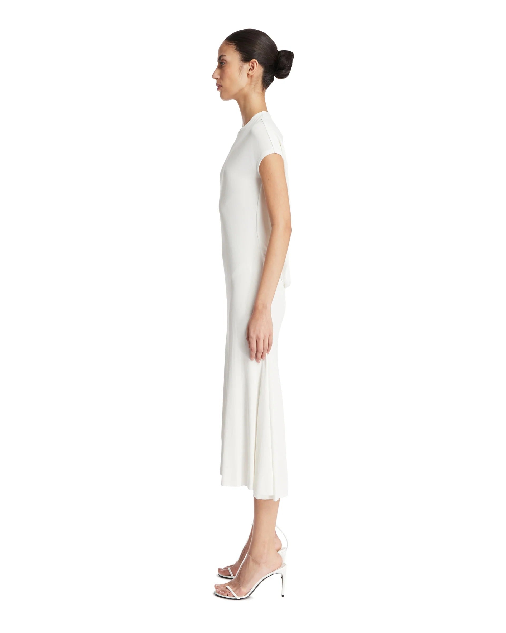 White Salerno Viscose Dress