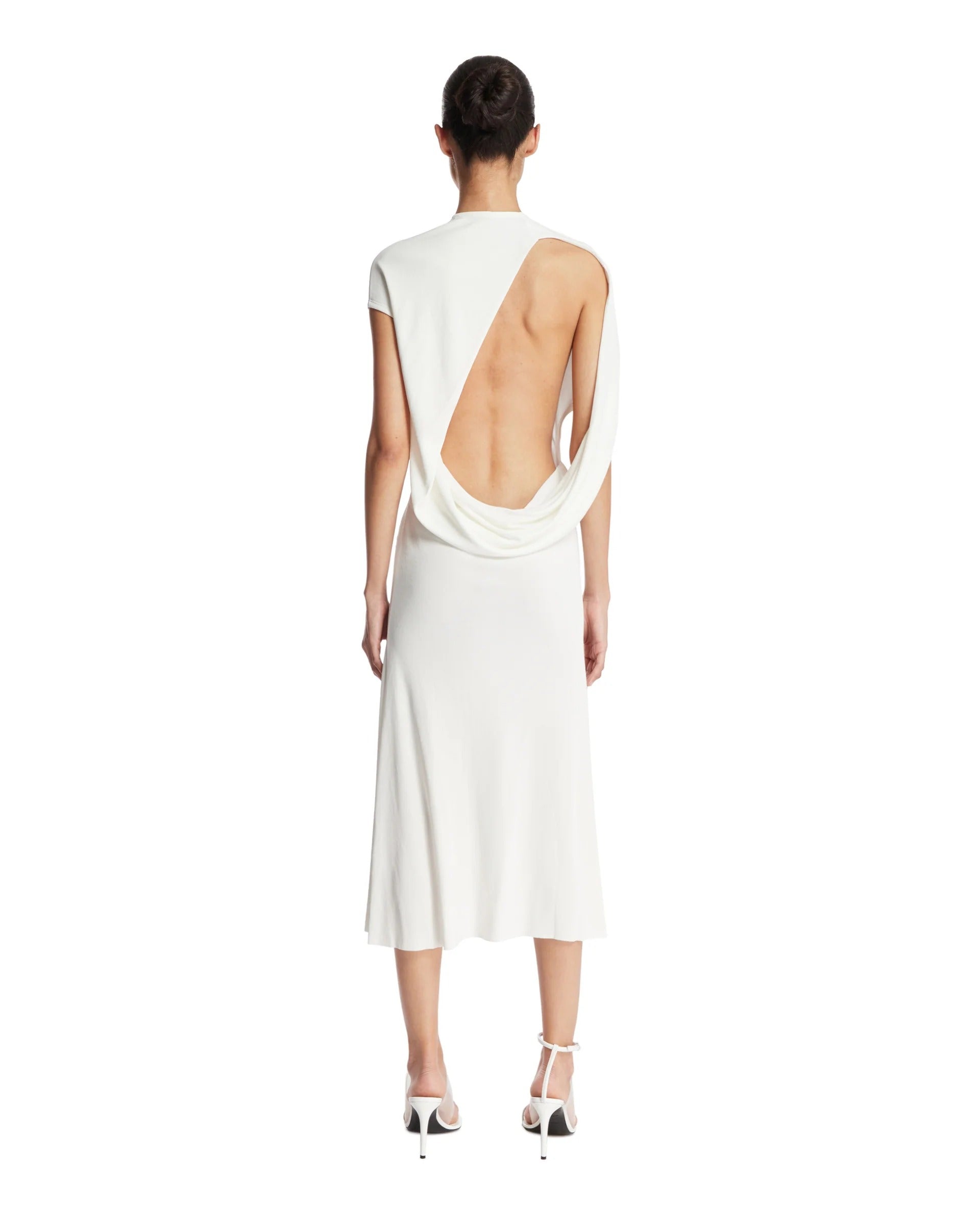 White Salerno Viscose Dress