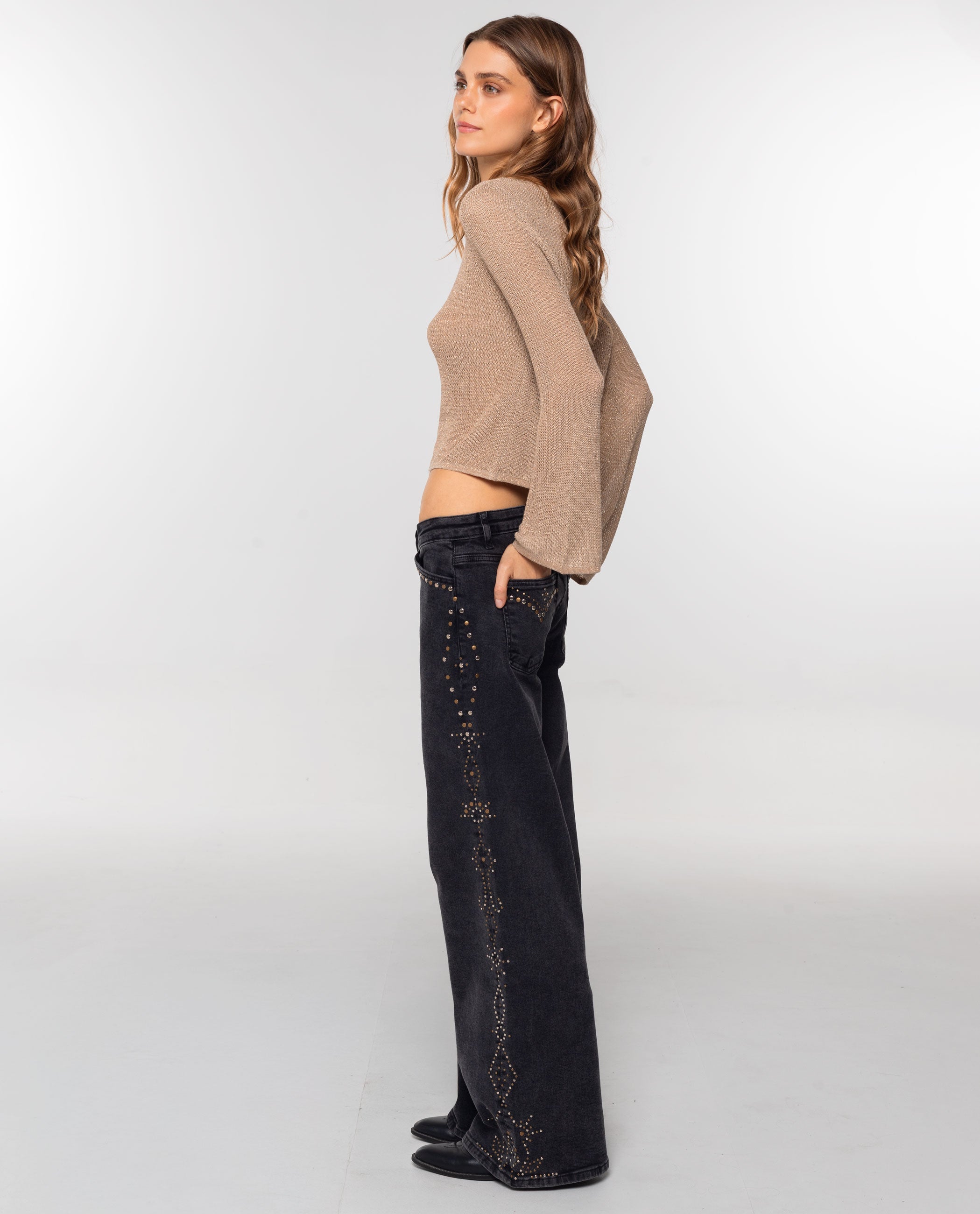 SUGAR DUSK SWEATER - GOLD