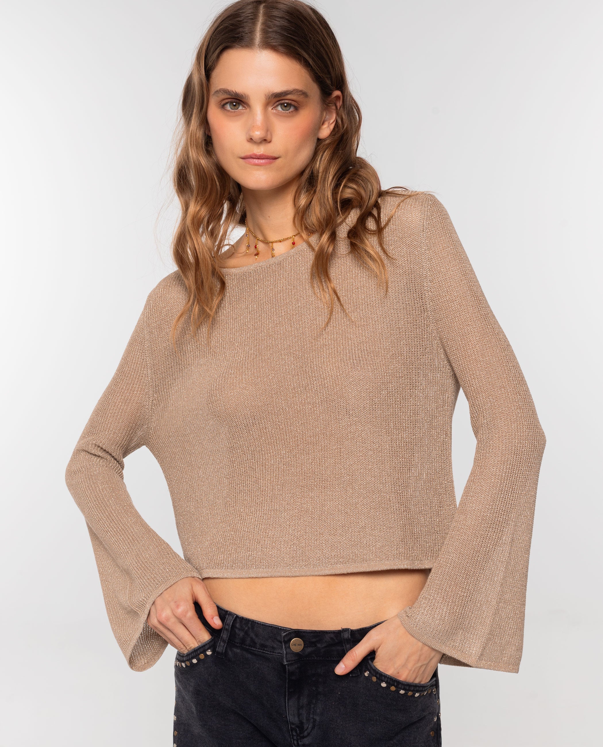 SUGAR DUSK SWEATER - GOLD