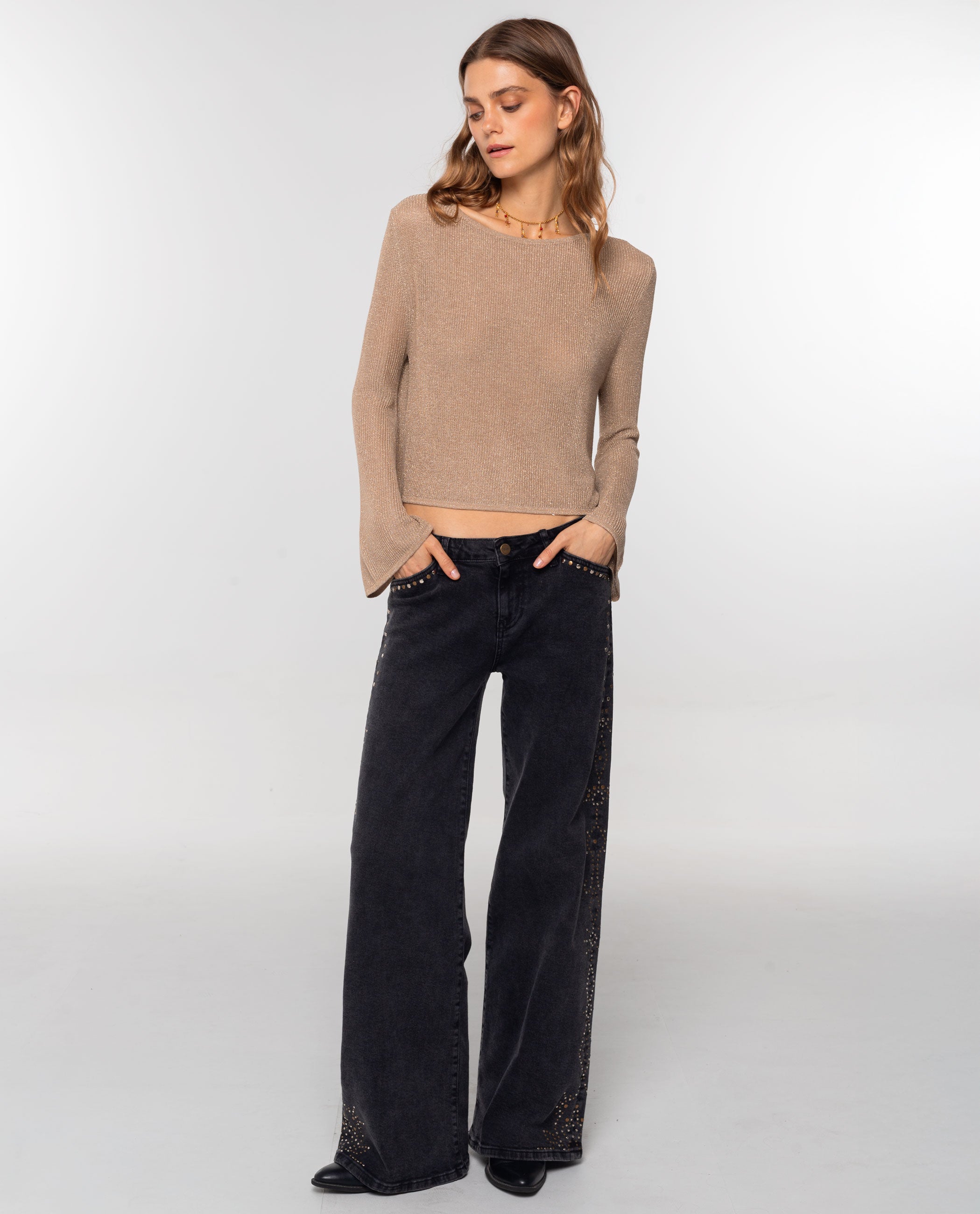 SUGAR DUSK SWEATER - GOLD