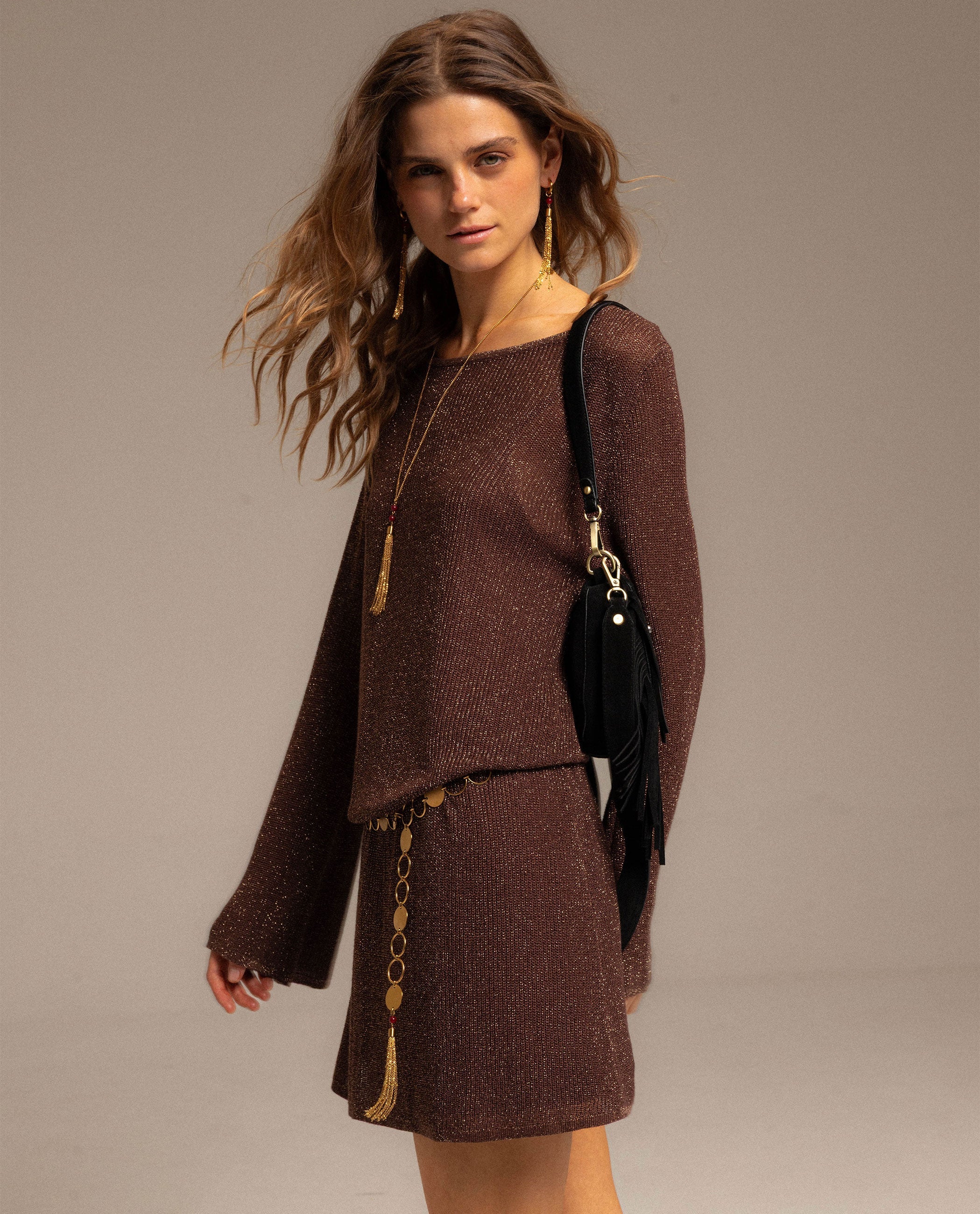SUGAR DUSK DRESS - COPPER