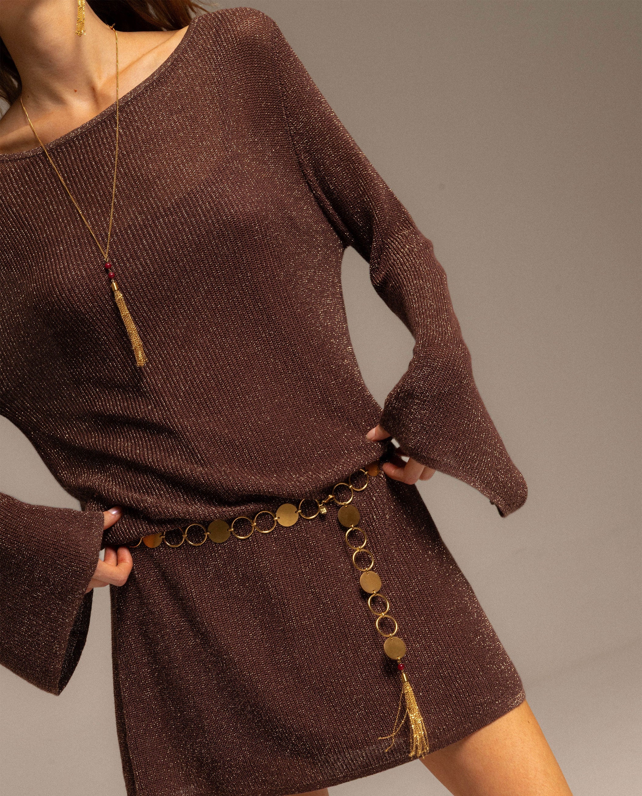 SUGAR DUSK DRESS - COPPER