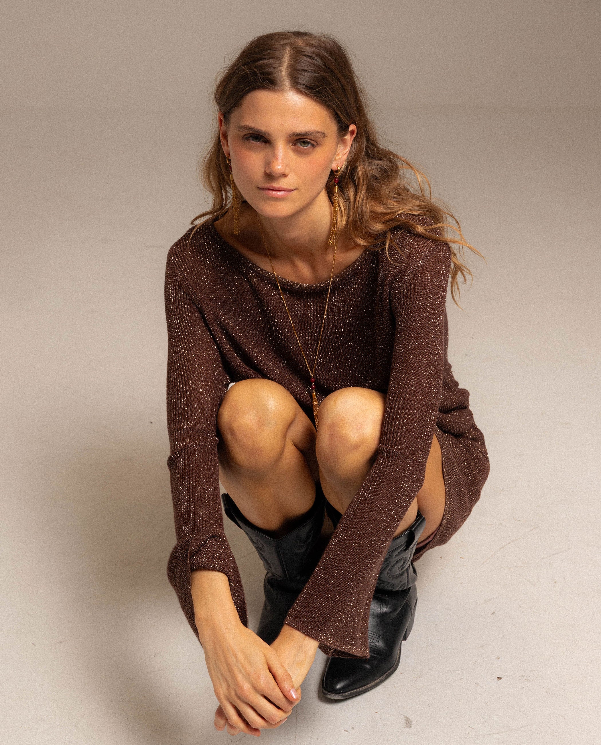 SUGAR DUSK DRESS - COPPER