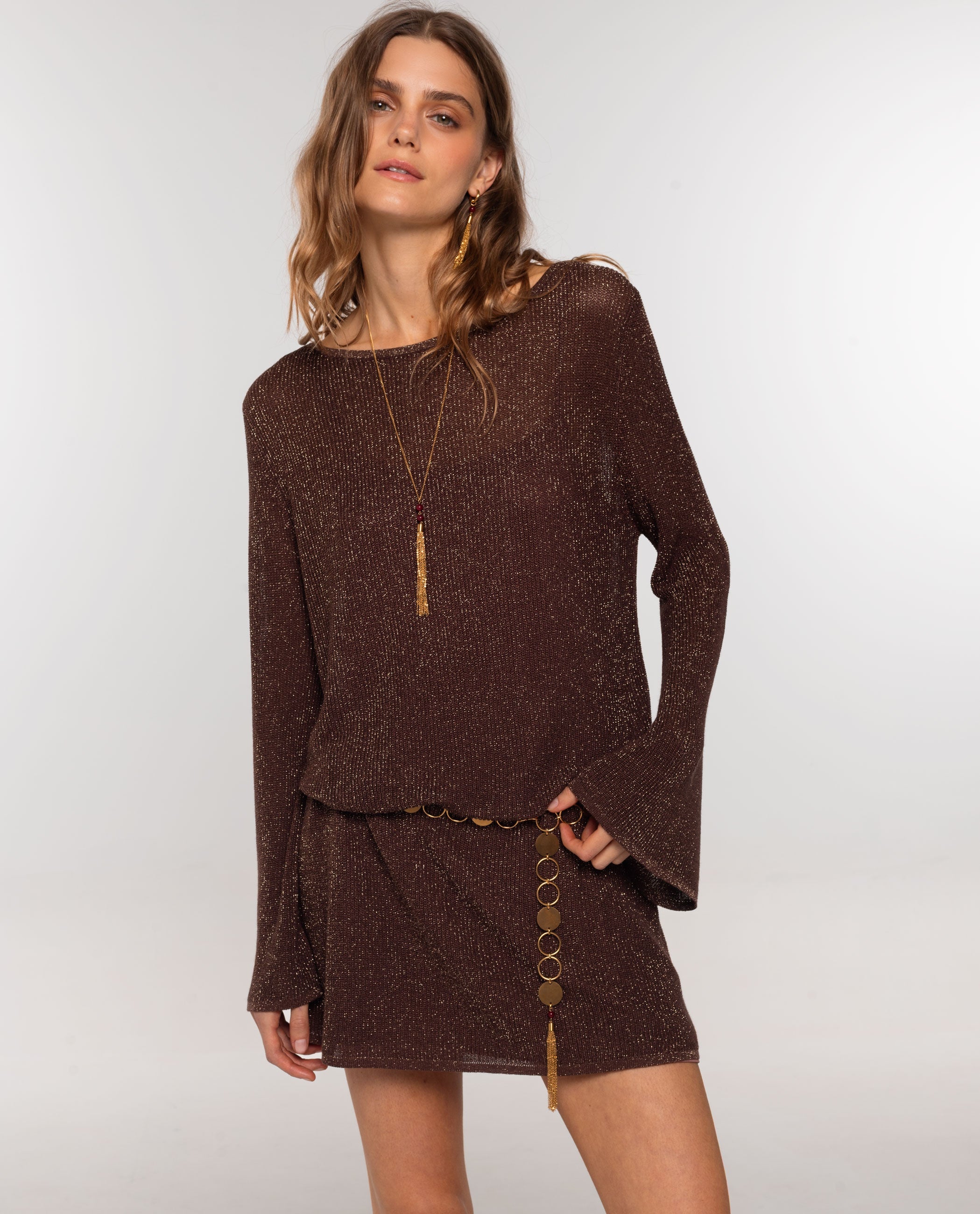 SUGAR DUSK DRESS - COPPER